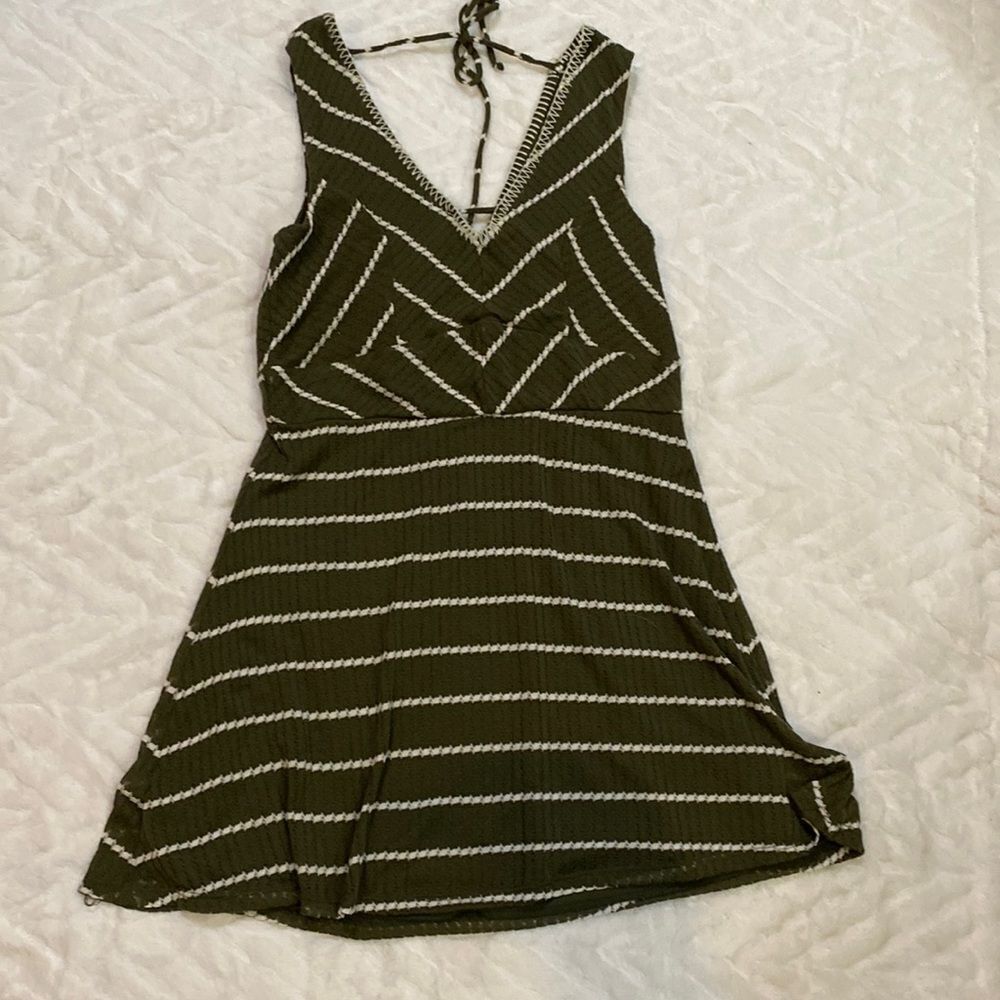 Three Hearts Knit Sleeveless Striped 70s Style Top